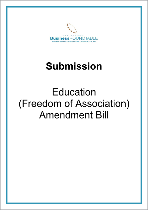 Submission Education Freedom of Association Amendment cover