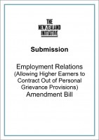 Submission Employment Relations Amendment Bill cover