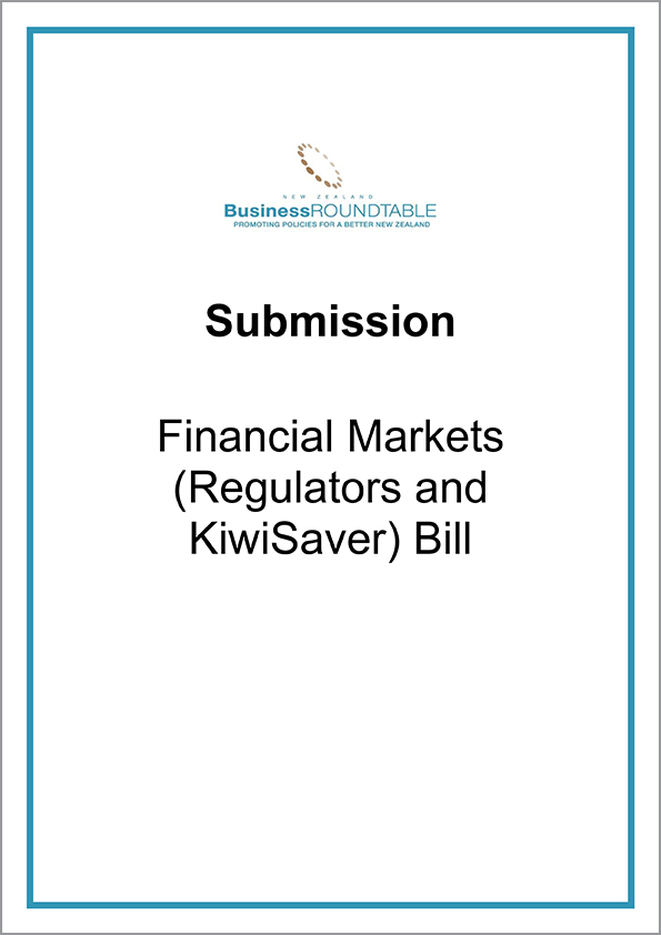 Submission Financial Markets Regulators and KiwiSaver cover