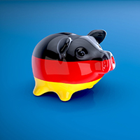 Germany piggybank