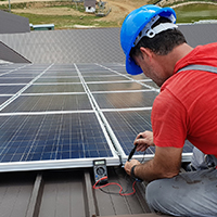 installing solar panels