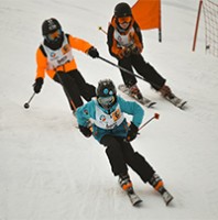 skiing