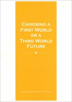 Choosing first or third world future cover