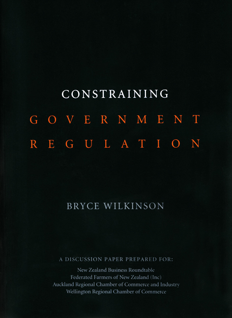 Constraining Govt Regulation cover