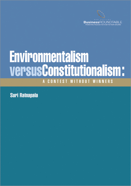 Environmentalism vs constitutionalism cover