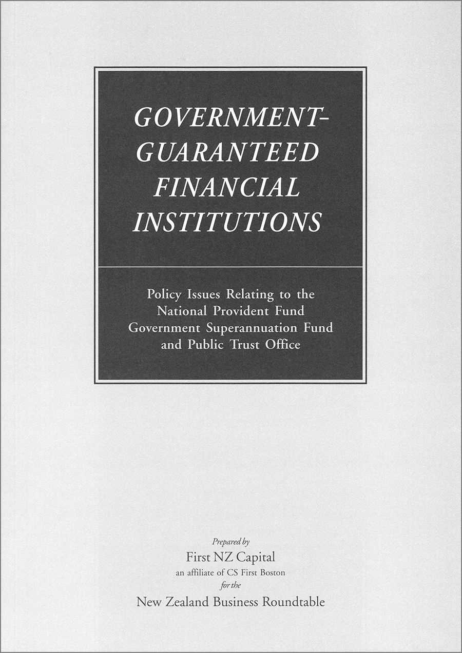 Government Guaranteed Financial Institutions cover