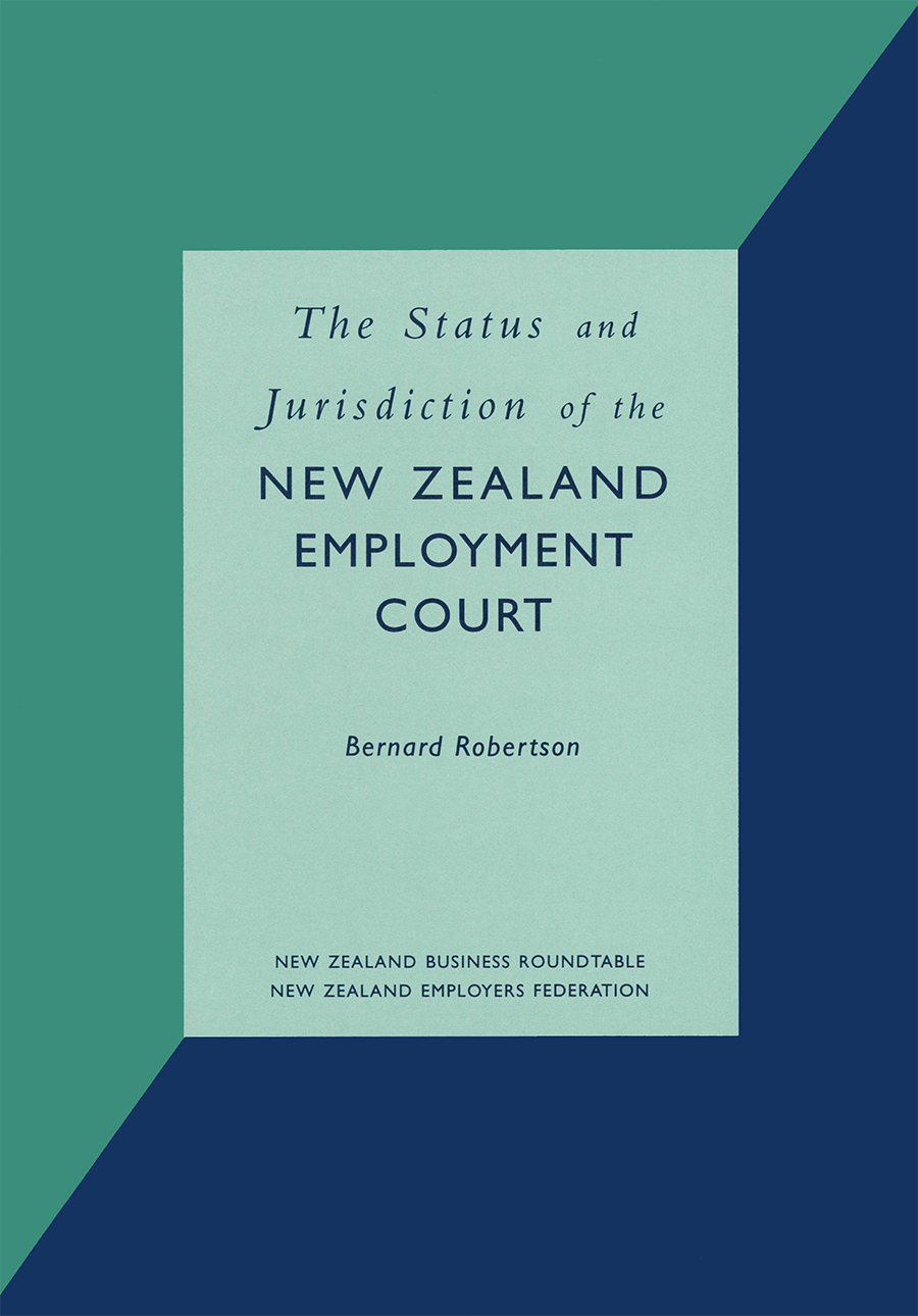 The Status and Jurisdiction of the New Zealand Employment Court cover