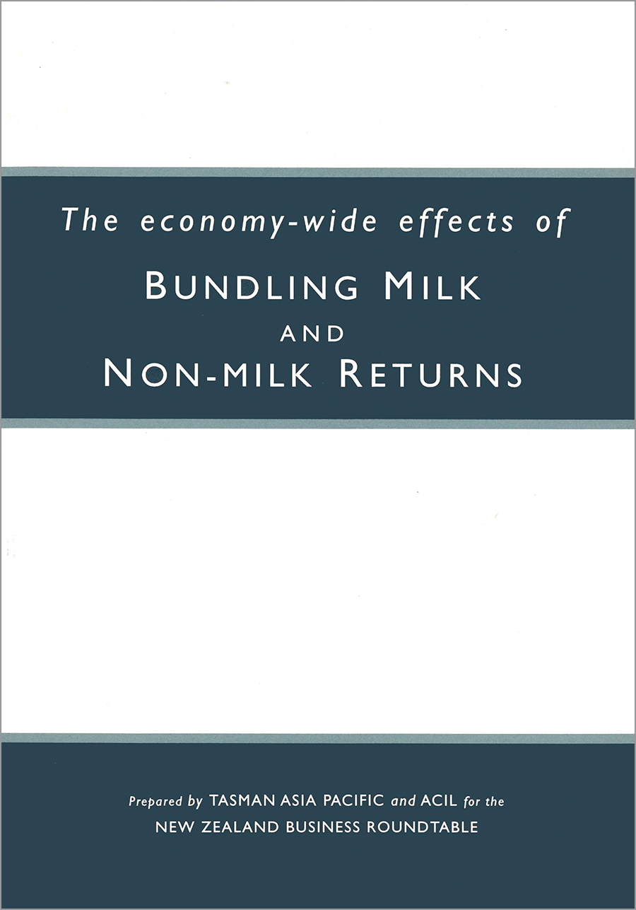 The economy wide effects of bundling milk cover