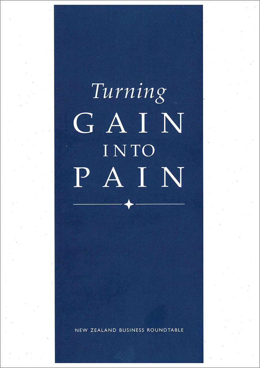 Turning gain into pain cover