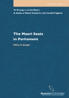 Working Paper 2 The Maori Seats in Parliament cover