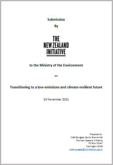 Cover Submission Transitioning to a low emissions and carbon resilient future v2