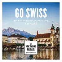 Switzerland trip invitation brochure cover