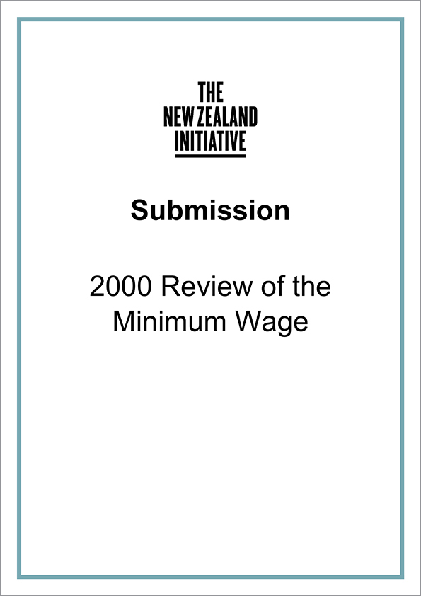 Submission 2000 Review of the Minimum Wage1