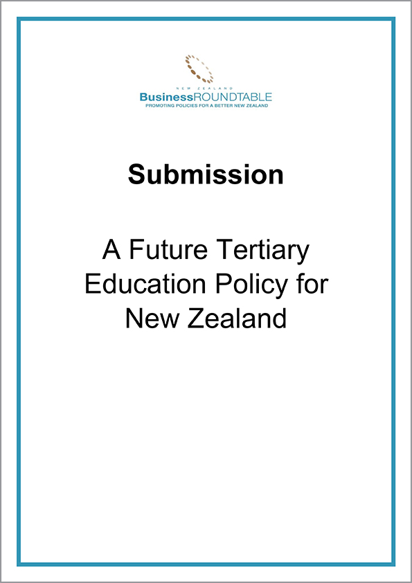 Submission A future tertiary education policy for New Zealand