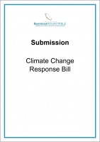 Submission Climate Change Response Bill