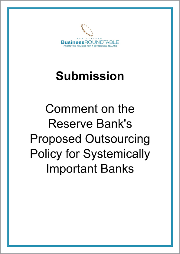 Submission Comment on the Reserve Banks Proposed Outsourcing Policy