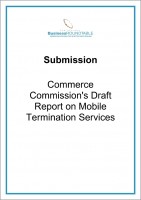 Submission Commerce Commissions Draft Mobile Termination Services