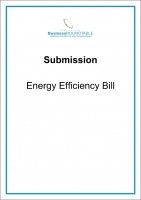 Submission Energy Efficiency Bill