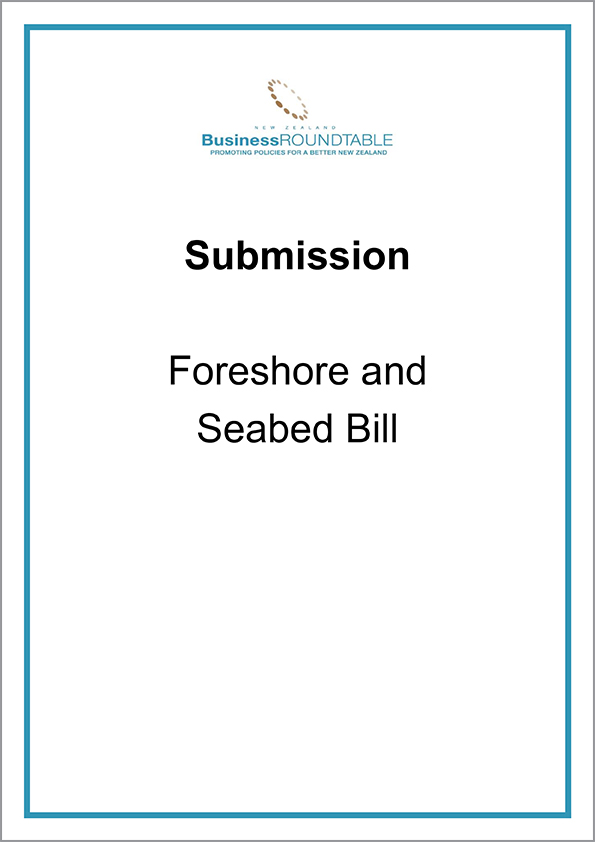 Submission Foreshore and Seabed Bill