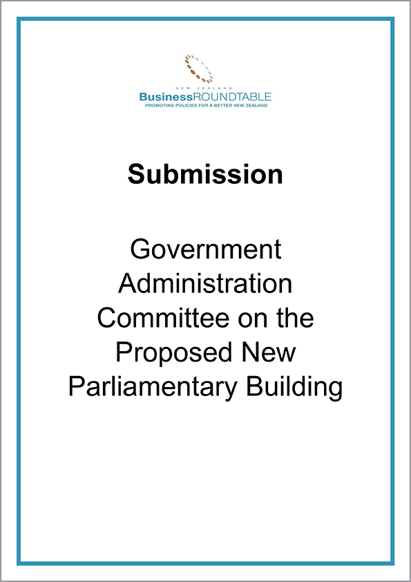 Submission Government Administration Committee on the proposed new Parliamentary Bldg