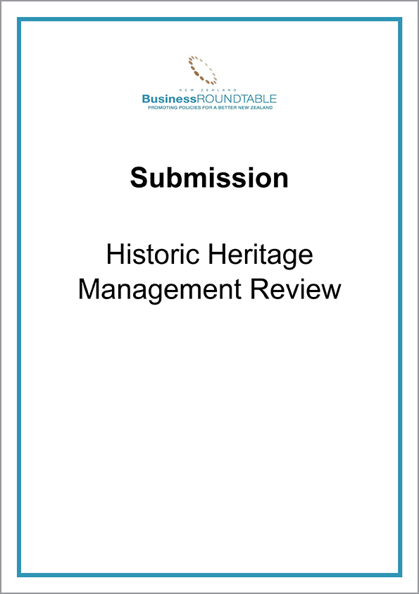 Submission Historic Heritage Management Review