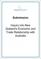 Submission Inquiry into New Zealands Economic and Trade Relationship with Australia