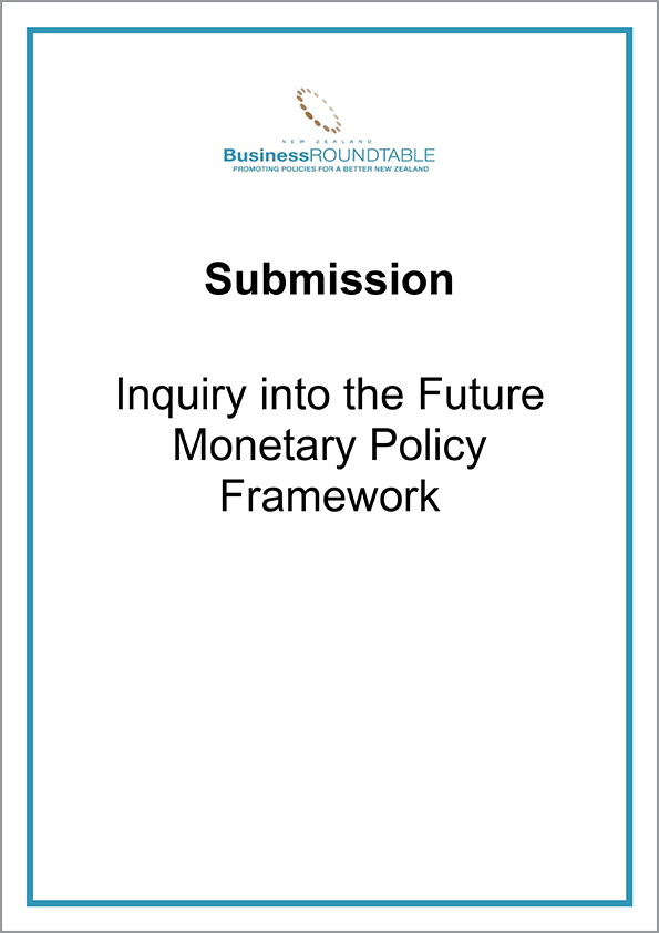 Submission Inquiry into the Future Monetary Policy Framework