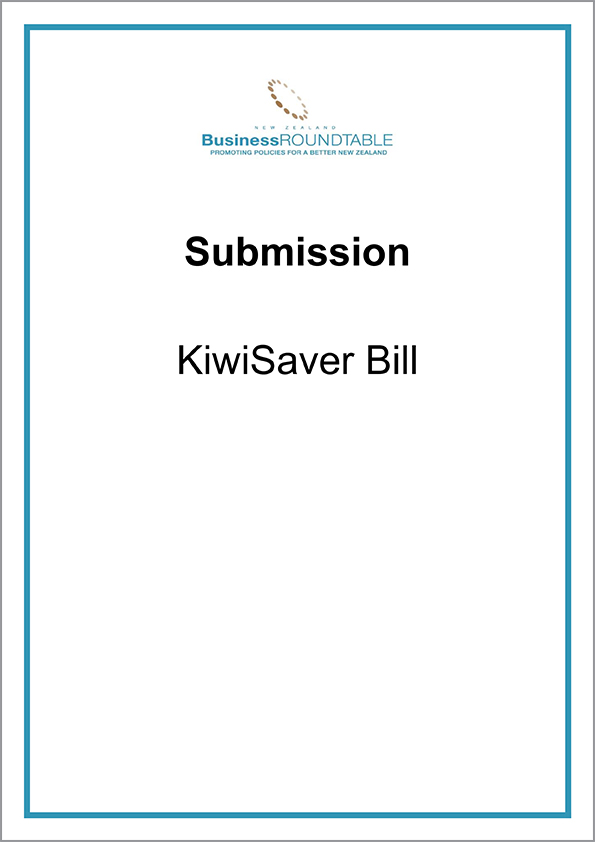 Submission KiwiSaver Bill