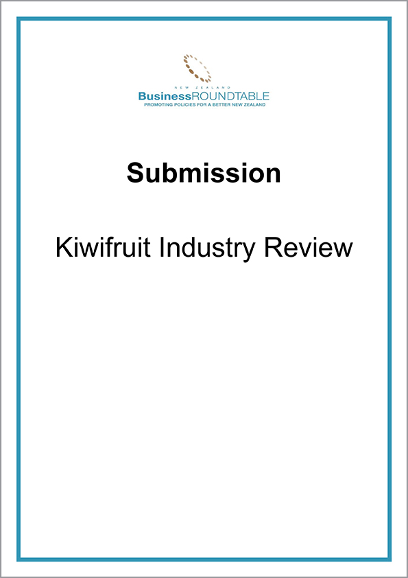 Submission Kiwifruit Industry Review