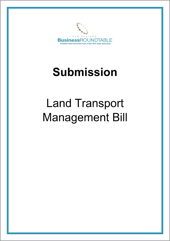 Submission Land Transport Management Bill