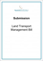 Submission Land Transport Management Bill