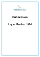 Submission Liquor Review 1996