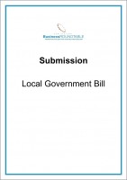 Submission Local Government Bill