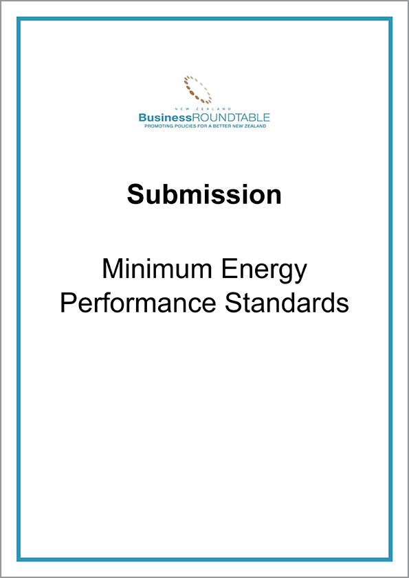 Submission Minimum Energy Performance Standards