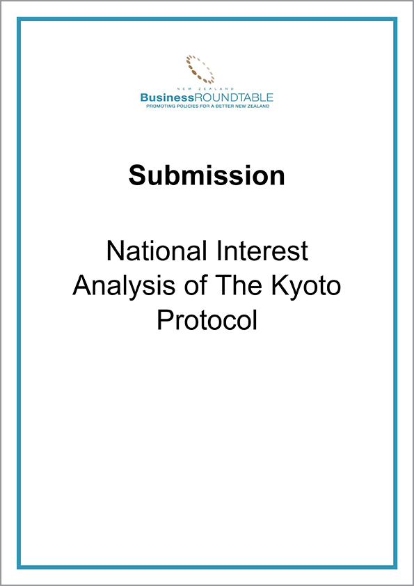 Submission National Interest Analysis of the Kyoto Protocol