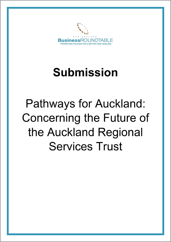 Submission Pathways for Auckland Concerning the Future of Auckland Regional Services Trust