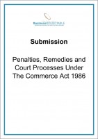 Submission Penalties Remedies and Court Processes under Commerce Act 1986