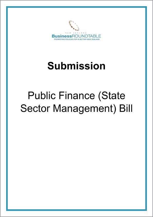 Submission Public Finance State Sector Management Bill