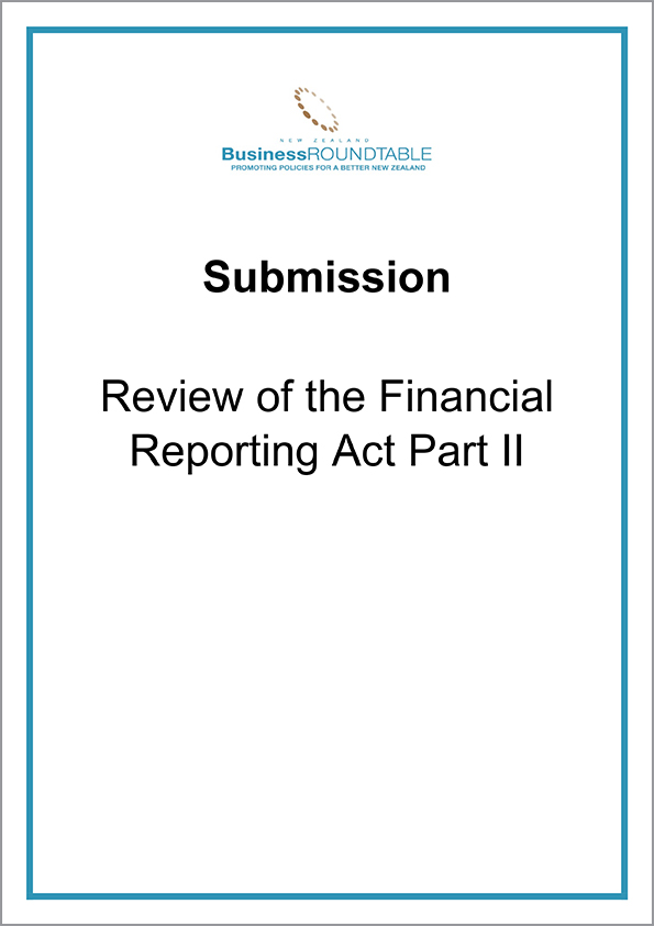 Submission Review of the Financial Reporting Act Part II