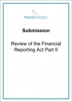 Submission Review of the Financial Reporting Act Part II