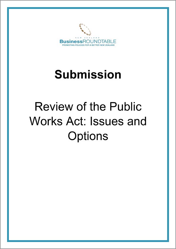 Submission Review of the Public Works Act Issues and Options