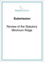 Submission Review of the Statutory Minimum Wage