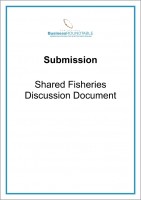 Submission Shared Fisheries Discussion Document