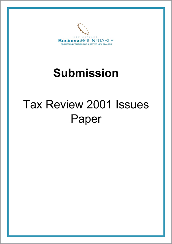 Submission Tax Review 2001 Issues paper