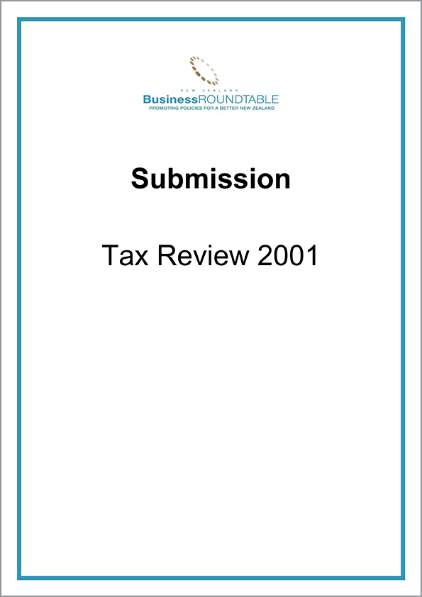 Submission Tax Review 2001