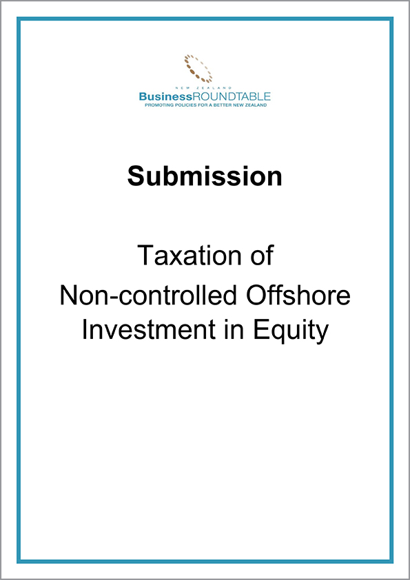 Submission Taxation of Non controlled Offshore Investment in Equity