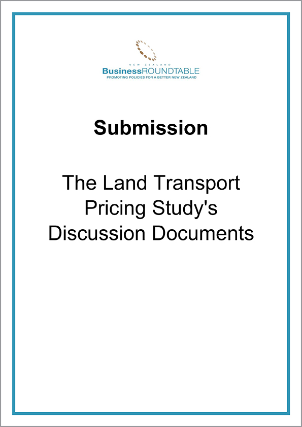 Submission The Land Transport Pricing Studys Discussion Documents