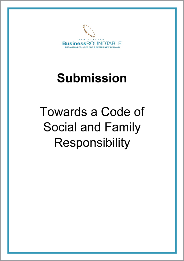 Submission Towards a Code of Social and Family Responsibility